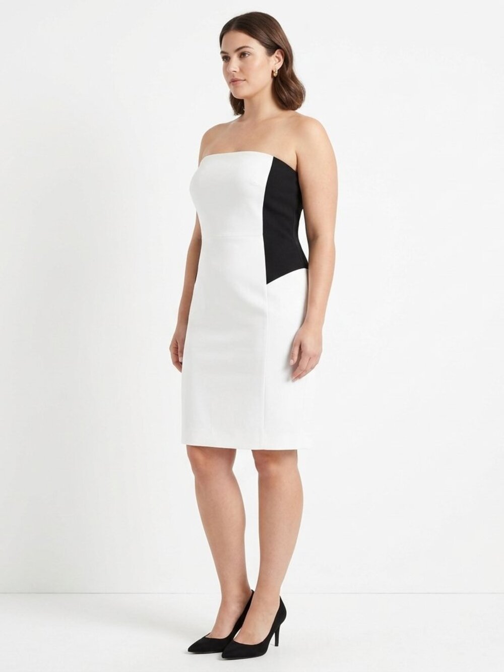 DKNY Donna Karan Strapless 2 Tone Cocktail Dress NEW- Sz. 12